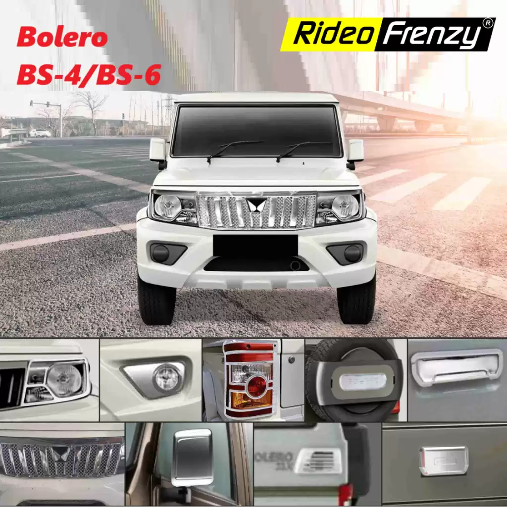 Buy Mahindra Bolero Chrome Accessories Combo Kit @2499 | Free Shipping