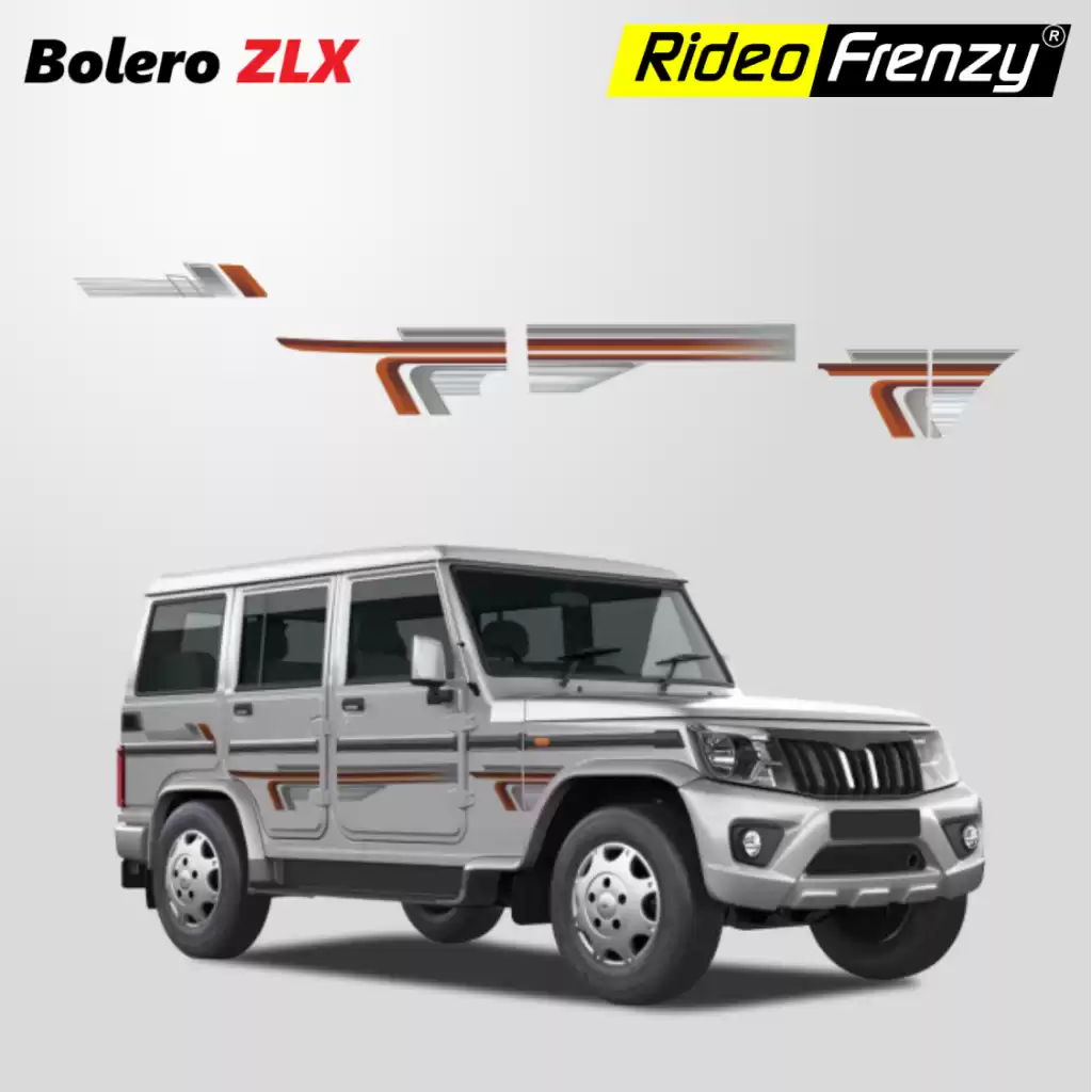 Buy Bolero ZLX Body Graphics Stickers online India | RideoFrenzy