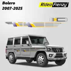 Buy Mahindra Bolero New Style Body Stickers online India | RideoFrenzy