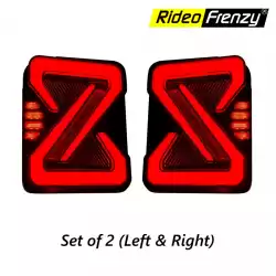 Buy Mahindra Thar Infinity LED Tail Lights Online India | RideoFrenzy