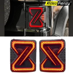 Buy Mahindra Thar & Roxx Pro LED Tail Lights online India | Rideofrenzy