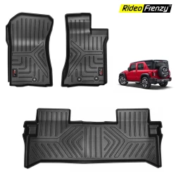 Buy Thar Roxx Rubber PVC Laser Cut Floor Mats online | RideoFrenzy
