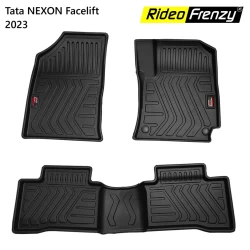 Buy New Tata NEXON PVC Laser Cut Floor Mats online India | RideoFrenzy