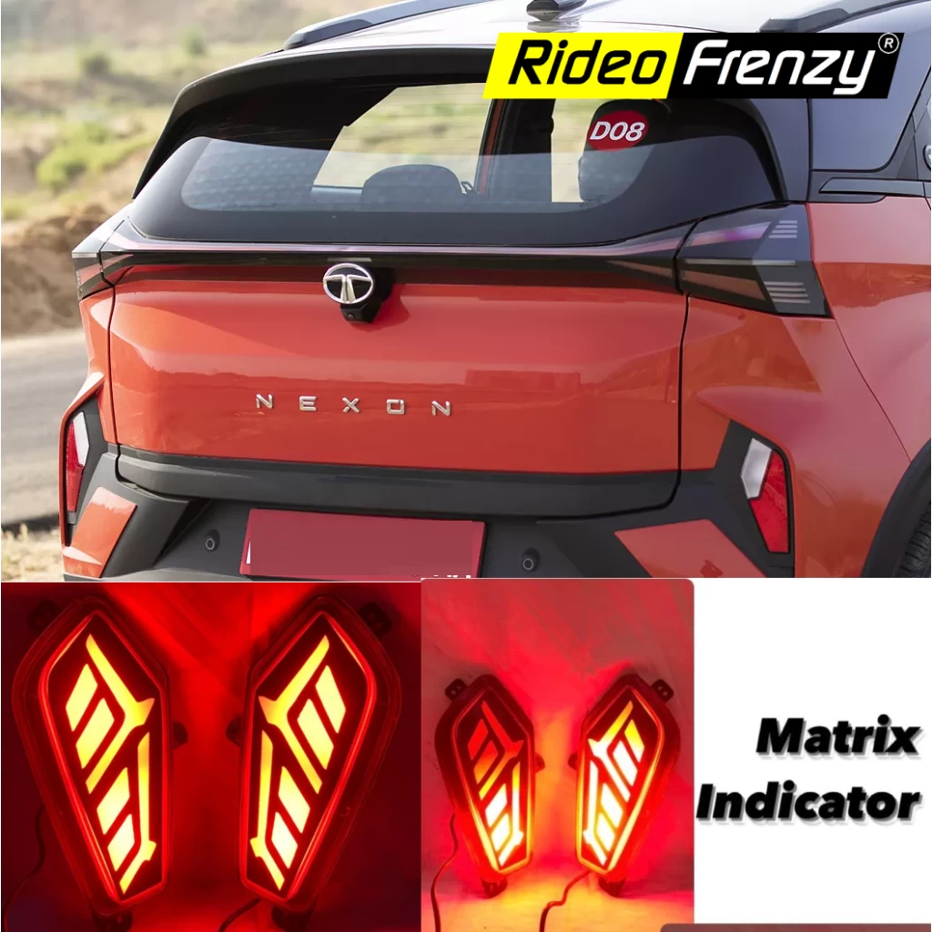 Buy Tata Nexon (2023-2025) Rear Reflector LED Lights online India | RideoFrenzy Buy Tata Nexon (2023-2025) Rear Reflector LED Lights online India | RideoFrenzy