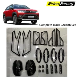 Buy New Brezza (2022) Paino Black Garnish Set online India | RideoFrenzy