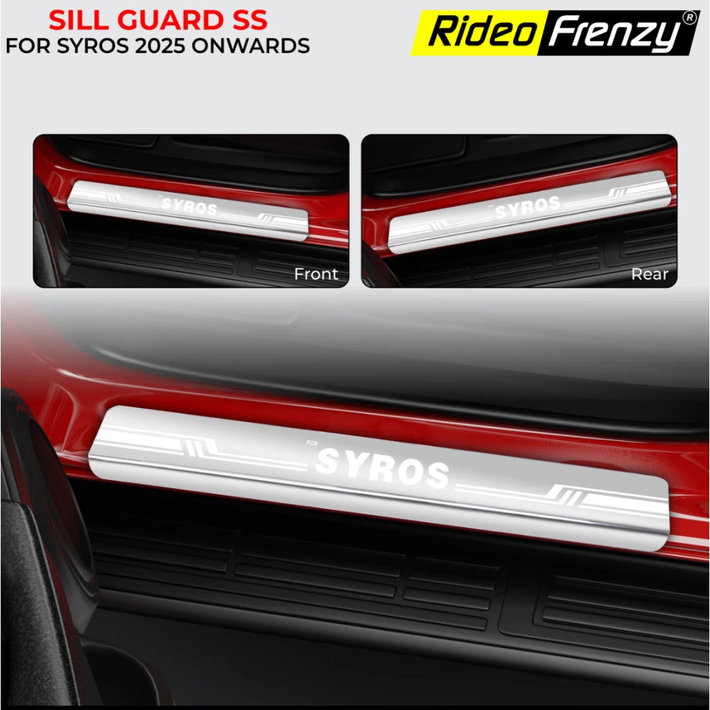 Buy Kia Syros Scuff Sill Plates Stainless Steel online India