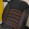 Buy RideoFrenzy LEO Brown & Black Nappa Leather Seat Covers