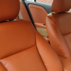 RideoFrenzy Premium Nappa Dream Tan Leather Car Seat Covers online India