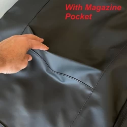 Buy RideoFrenzy Luxury Nappa Leather Car Seat Covers | Zebra Black and Red Color | Free Shipping & Easy Returns