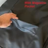 Buy RideoFrenzy Luxury Nappa Leather Car Seat Covers | Zebra Black and Red Color | Free Shipping & Easy Returns