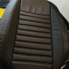 Buy RideoFrenzy SILVRADO Full Black Nappa Leather Car Seat Covers online India