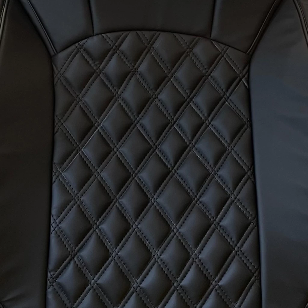 Buy RideoFrenzy ClubClass Full Black Nappa Leather Car Seat Covers