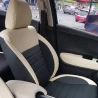 RideoFrenzy Buket Black and Beige nappa leather seat covers online