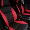 Buy RideoFrenzy Luxury Nappa Leather Car Seat Covers | Rakso Black and Tan | Free Shipping & Easy Returns