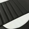 Buy RideoFrenzy Fusion Black and White Nappa Leather Car Seat Covers
