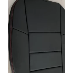 RideoFrenzy Buket Black and Mehroon car seat covers