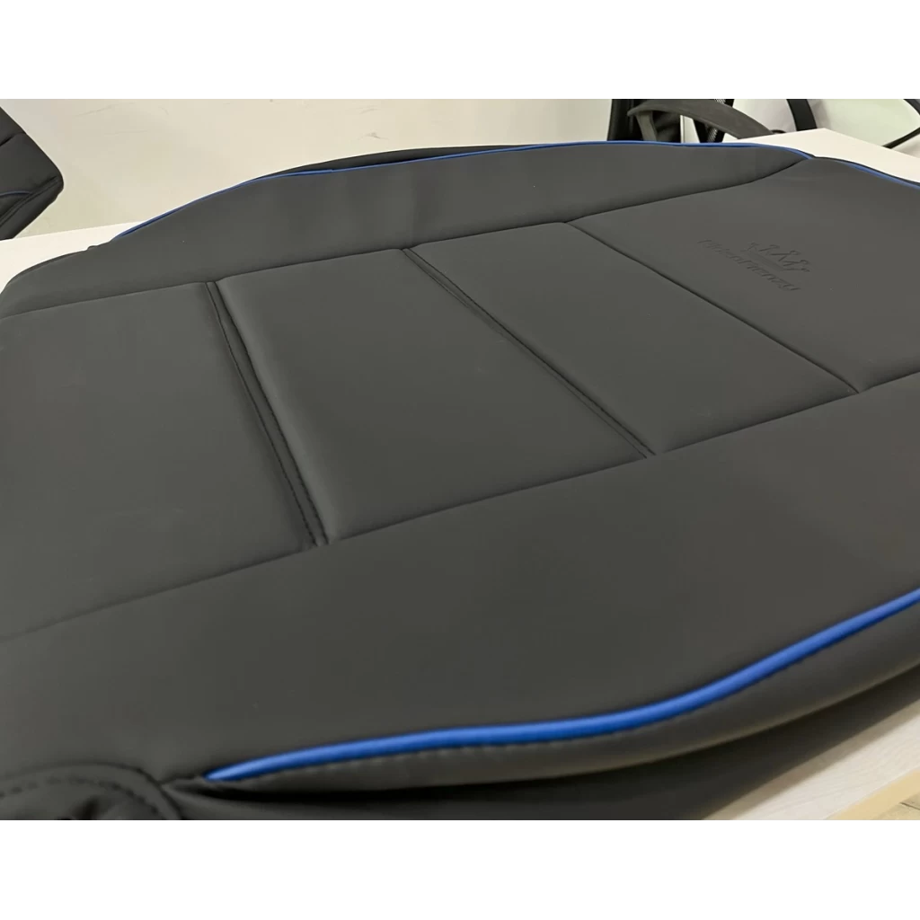Buy RideoFrenzy BUKET Black and Blue Car Seat covers online