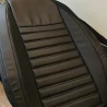 Buy RideoFrenzy Designer Black Nappa Leather Car Seat Covers online