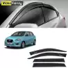 Buy Unbreakable Datsun Go Door Visors in ABS Plastic at low prices-RideoFrenzy