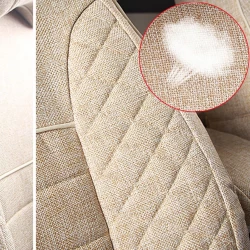 Buy Elegance Jute Car Seat Covers in Black & Beige Online India | RideoFrenzy