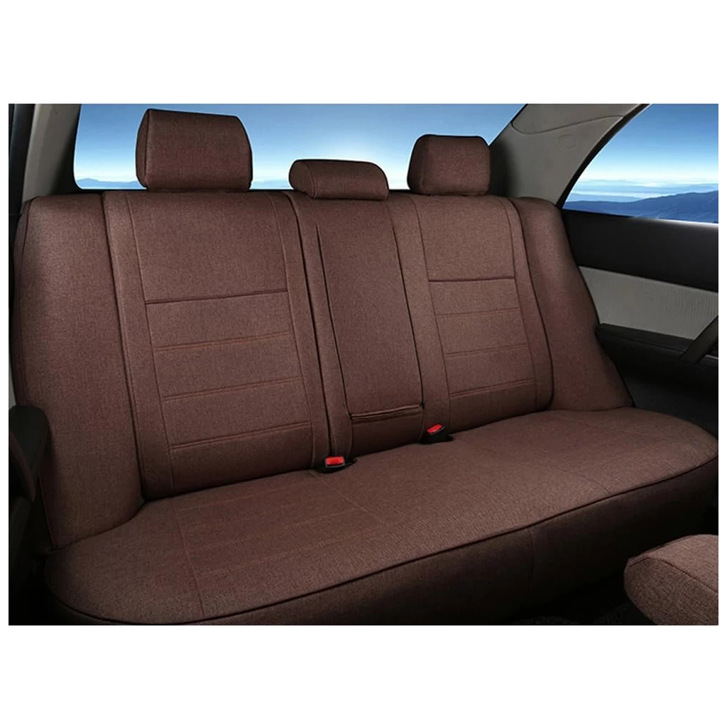 Buy Fresho Brown Jute Car Seat Covers Online India | RideoFrenzy