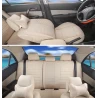 Buy Fresho Full Beige Jute Car Seat Covers Online India | RideoFrenzy