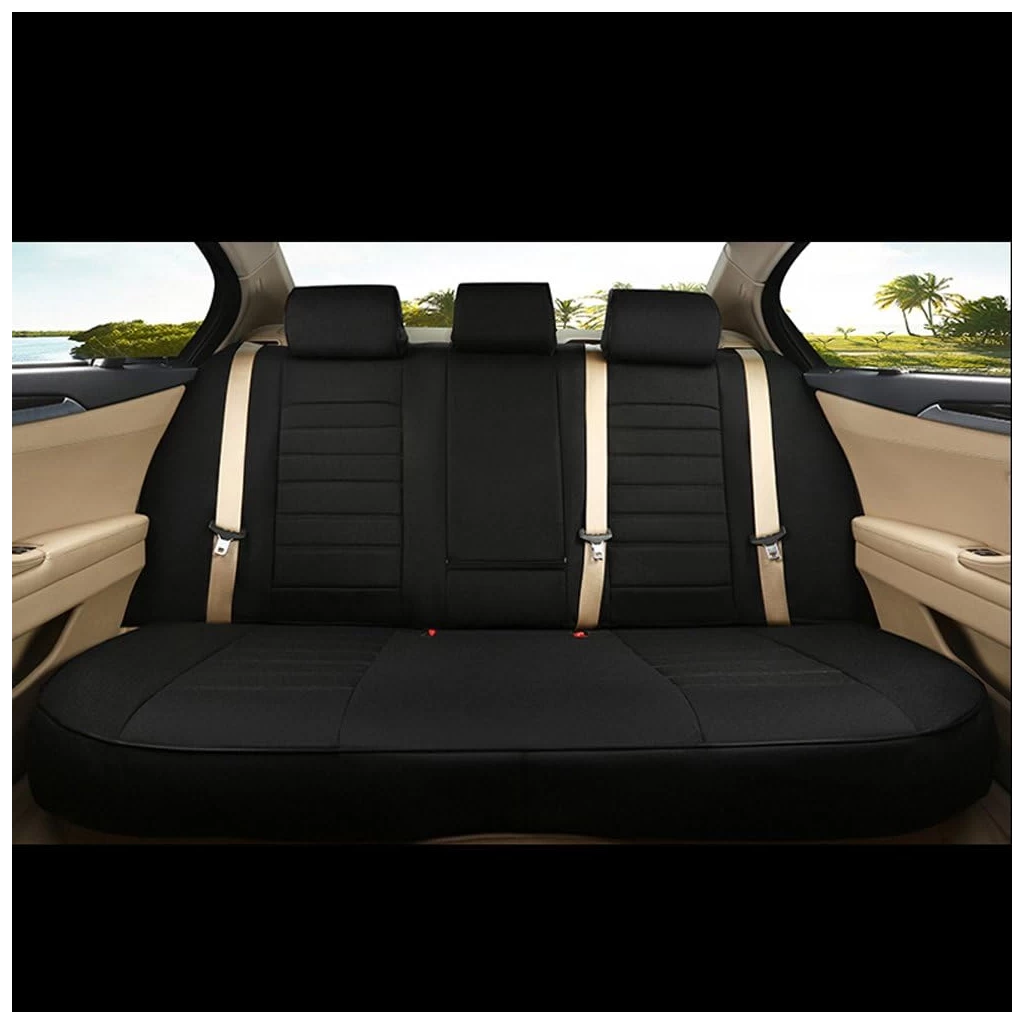 Buy Polsi Premium Jute Car Seat Covers in Black Online-RideoFrenzy