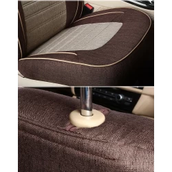 Buy Zigro Jute Car Seat Covers In Brown & Black Online | RideoFrenzy