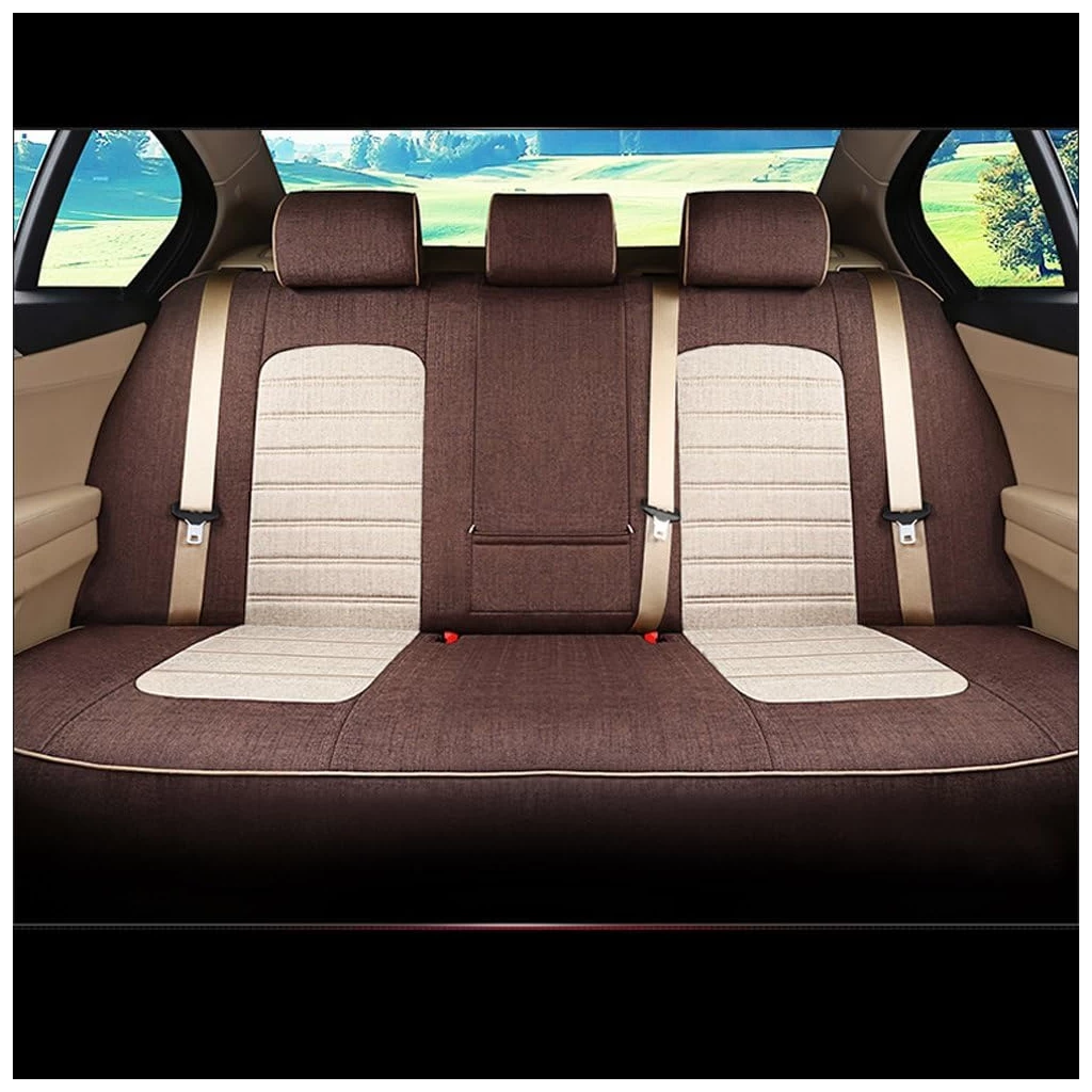 Buy Zigro Jute Car Seat Covers In Brown & Black Online | RideoFrenzy