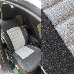 Buy Zigro Premium Jute Car Seat Covers in Black & Grey online