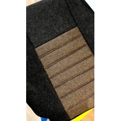 Buy Zigro Premium Jute Car Seat Covers in Black & Chocolate Color Online RideoFrenzy