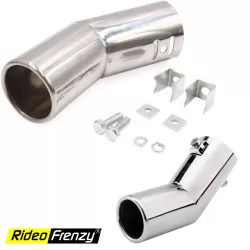 Buy Big Szie Chrome Heavy Duty Exhaust Muffler Pipe Tip for Large SUV | RideoFrenzy