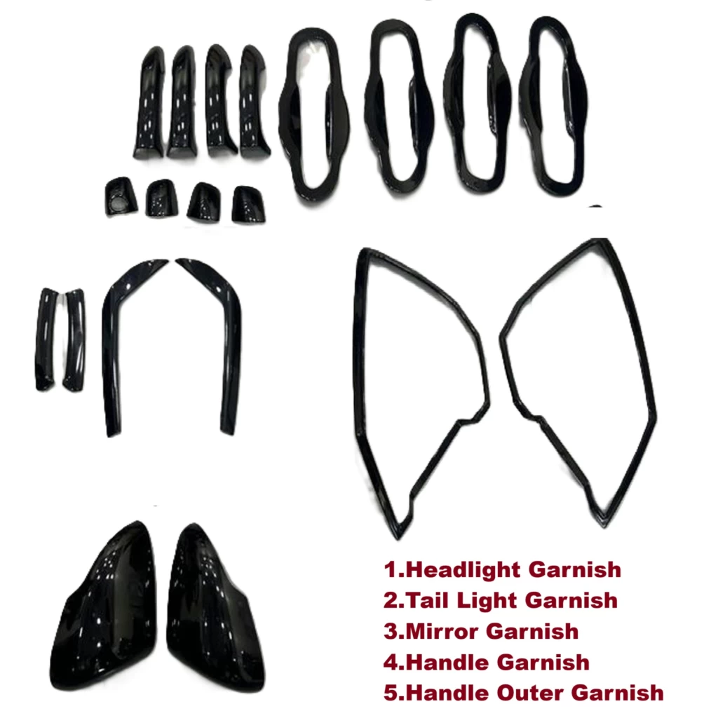 Buy Mahindra 3XO Black Combo Garnish Set 5 online India | RideoFrenzy