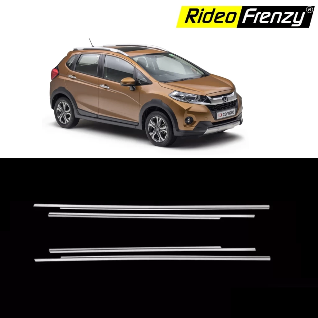 Buy Honda WRV Lower Window Chrome Garnish online India | RideoFrenzy
