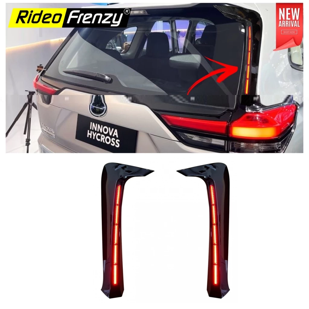 Buy Innova Hycross D-Pillar Cluster LED Lights online India | RideoFrenzy