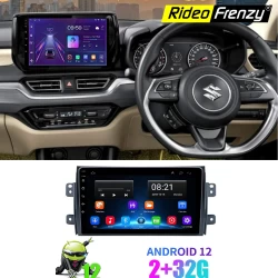 New Maruti Dzire 2024 Android Infotainment System with Wifi, Camera, Android Auto & Carplay | 2-32 GB Original (9 inch)