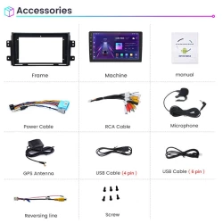 Buy New Gen Swift (2024-2025) 9 inch Android Infotainment System @6999 | RideoFrenzy