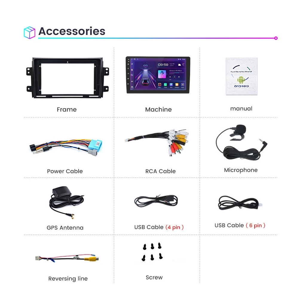 Buy New Gen Swift (2024-2025) 9 inch Android Infotainment System @6999 | RideoFrenzy
