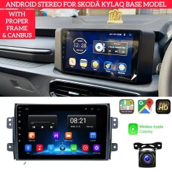 Buy Skoda Kylaq 9 inch Android Infotainment System with Wifi, Camera, Android Auto & Carplay | 2-32 GB Original | RideoFrenzy