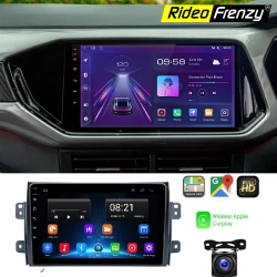 Volkswagen Taigun 9 inch Android Infotainment System with Wifi, Camera, Android Auto & Carplay | 2-32 GB Original