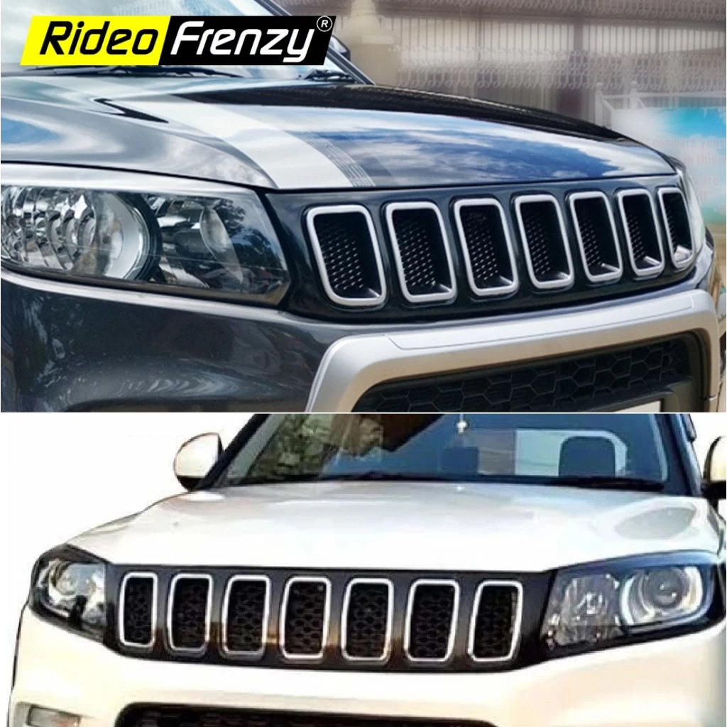 Buy Vitara Brezza Jeep Grill @ 1299| Imported | Custom Fit | Modified