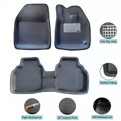 Buy Skoda Kylaq 4D Crocodile Bucket Floor Mats online India | RideoFrenzy