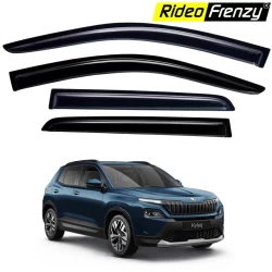 Buy Premium Quality Skoda Kylaq Door Visors online India | RideoFrenzy