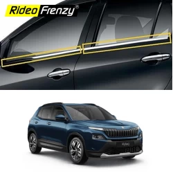Buy Skoda Kylaq Lower Window Chrome Garnish online India at RideoFrenzy