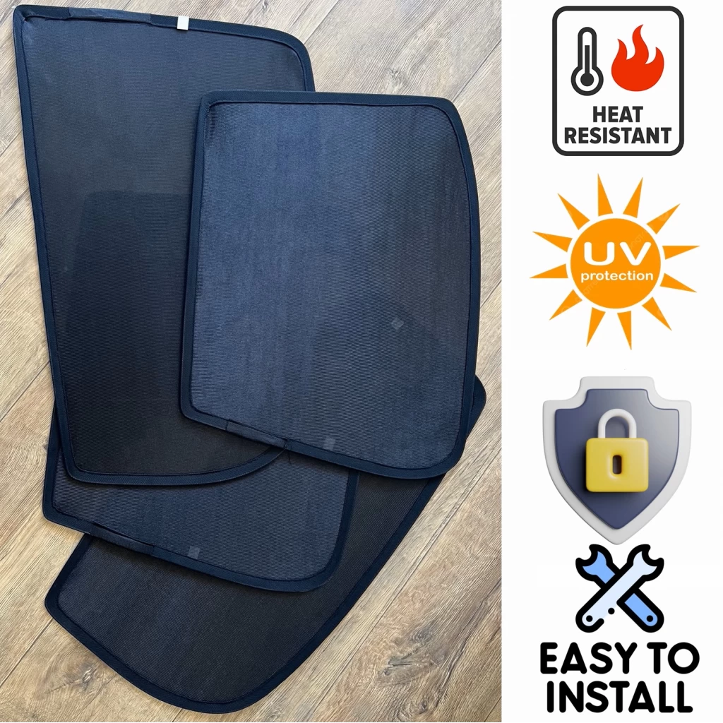 Buy Skoda Kylaq Magnetic Window Sunshades online India @699 | RideoFrenzy