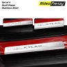 Buy Skoda Kylaq Stainless Steel Door Scuff Sill Plates online India at RideoFrenzy
