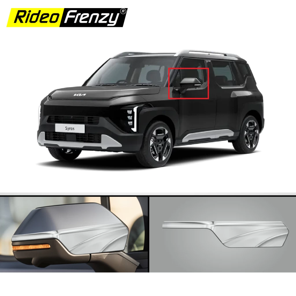 Buy Kia Syros Chrome Mirror Covers Garnish online India | RideoFrenzy