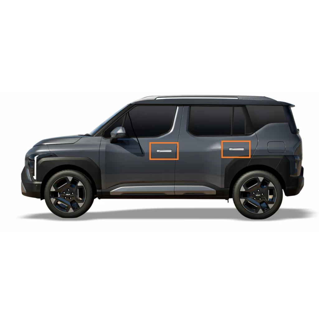 Buy Kia Syros Chrome Door Handle Garnish online | RideoFrenzy