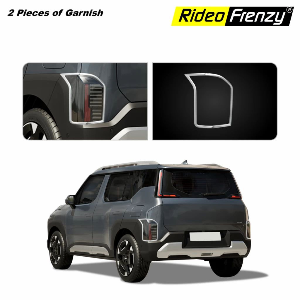 Buy Kia Syros Chrome Tail Light Garnish Covers online India at lowest price | RideoFrenzy