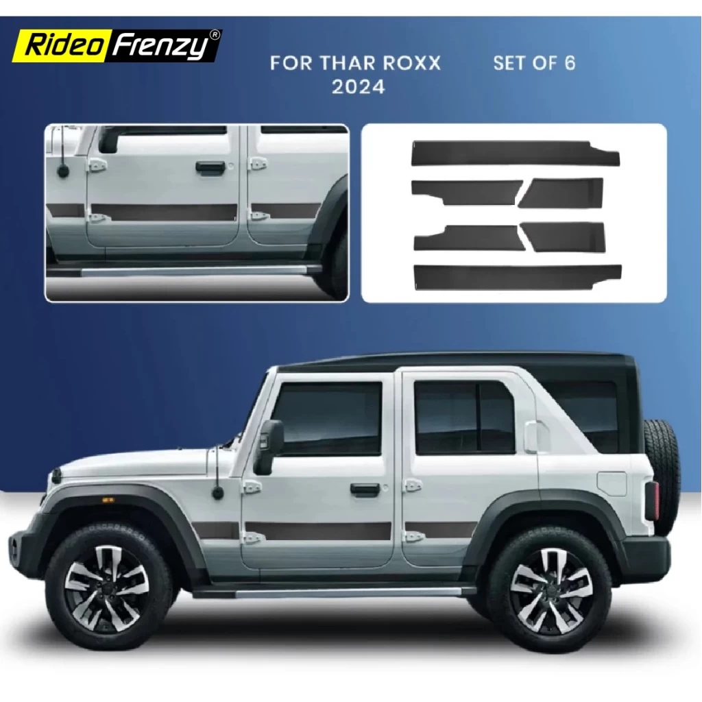 Buy Mahindra Thar Roxx Door Beaing Cladding online India | RideoFrenzy